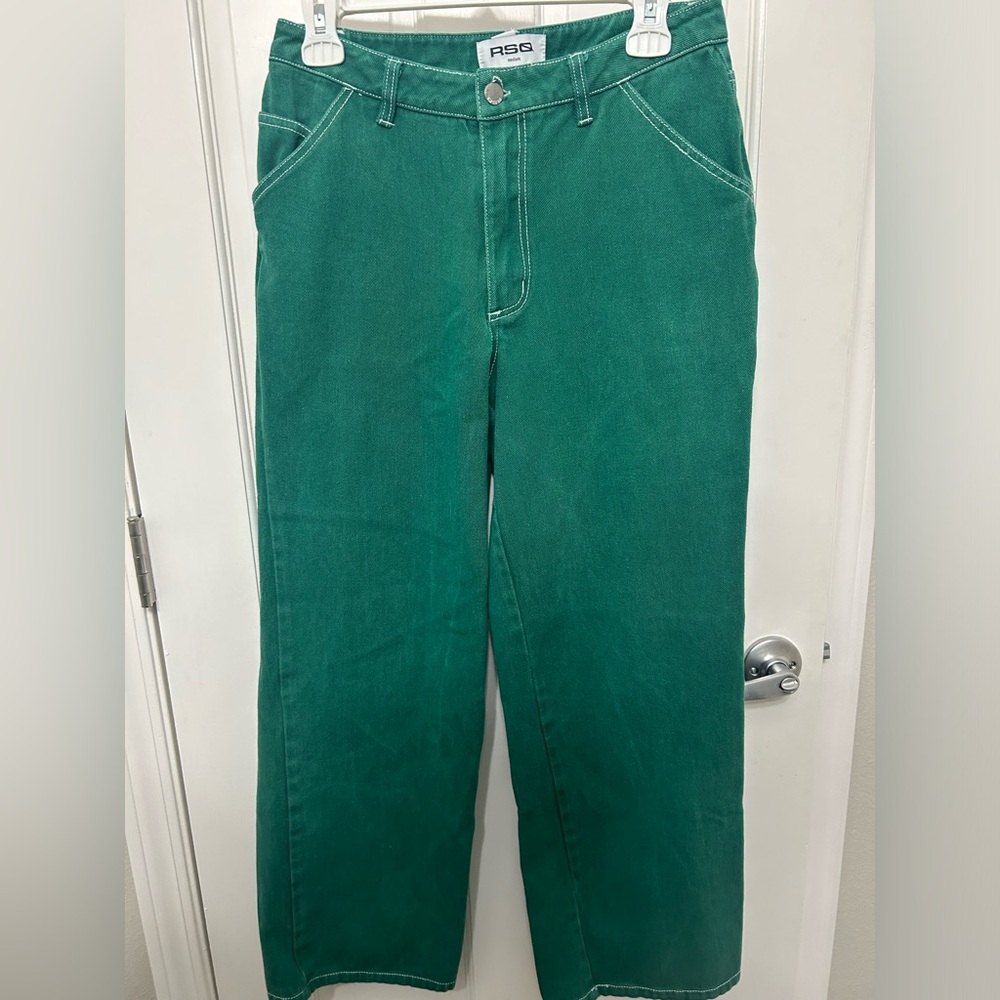 RSQ Green Cargo Shorts (Medium)